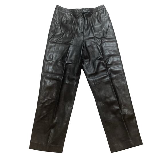 Amanda Smith Genuine Leather Pants - Picture 1 of 5